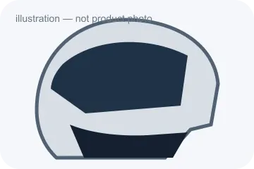 AGV K6 S illustrative helmet silhouette