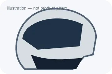 Shoei X-Fifteen illustrative helmet silhouette