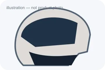 Shoei GT-Air 3 illustrative helmet silhouette