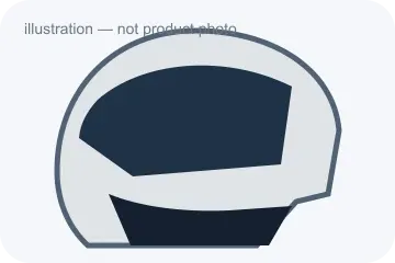 Scorpion EXO-R1 Air illustrative helmet silhouette