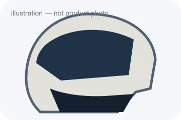 Arai Quantum-X / Signet-X illustrative helmet silhouette